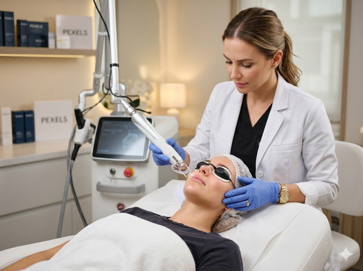 Facial rejuvenation with technology